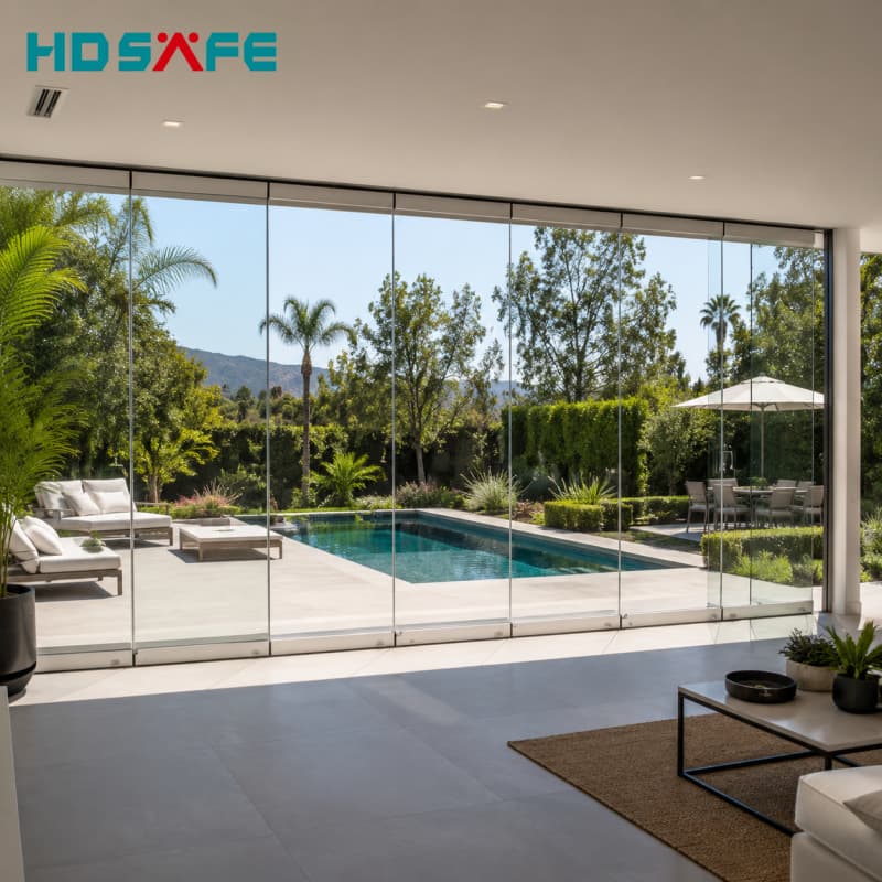 Custom Aluminum Bifold Door For California Villas Luxury Homes And Patio Spaces