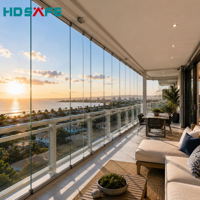 SA8900H Folding Glass Door For Seamless Indoor Outdoor Living