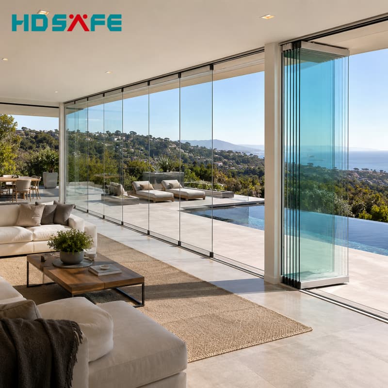 SA8900H Folding Glass Door For Seamless Indoor Outdoor Living