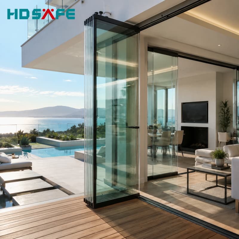 SA8900H Folding Glass Door For Seamless Indoor Outdoor Living