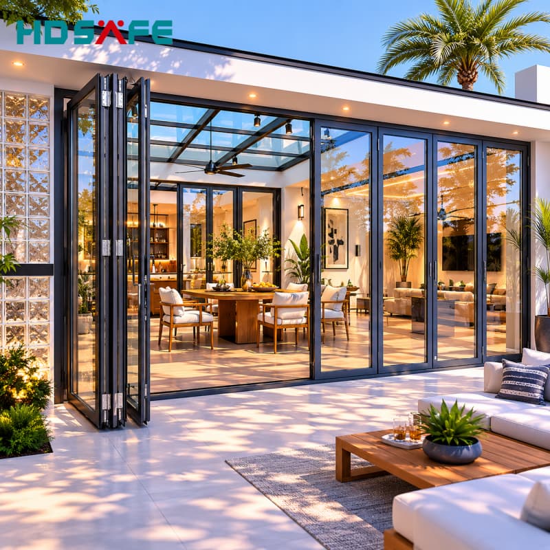 Architectural Bifold Patio Door For Luxury Villas And Resorts Architectural Bifold Patio Door For Luxury Villas And Resorts