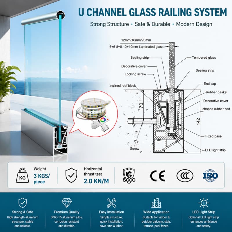 Architectural Glass Balustrade Solutions for High-End Residential Projects