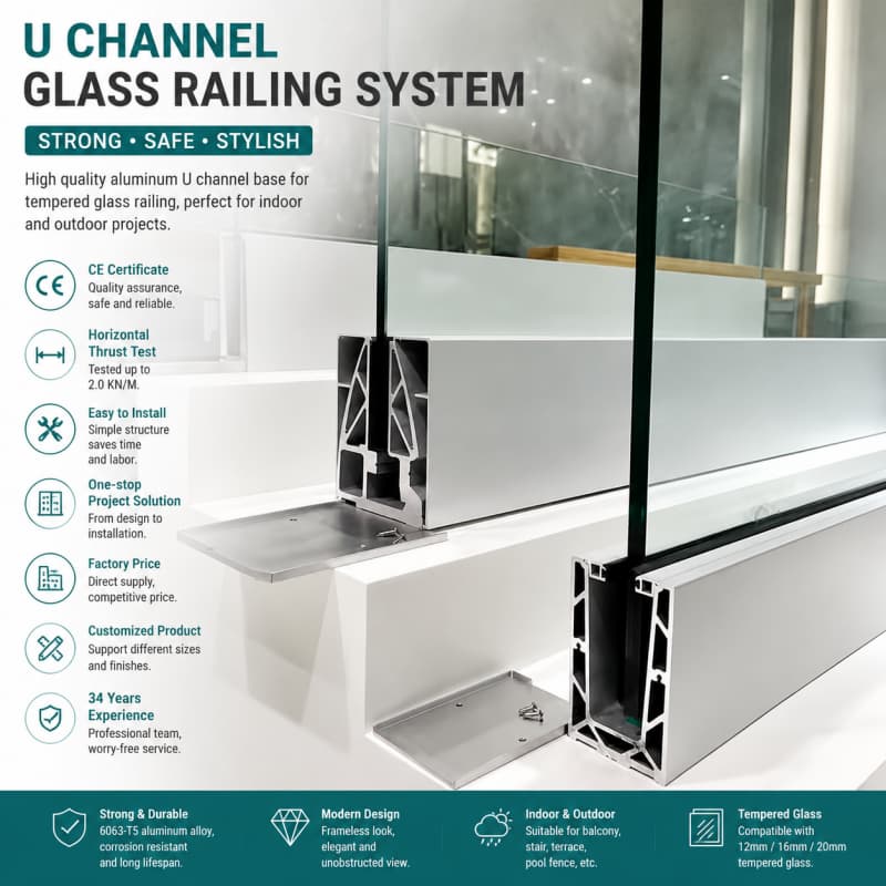 Easy Installation Frameless Glass Railing Systems for Modern Villas & Coastal Homes