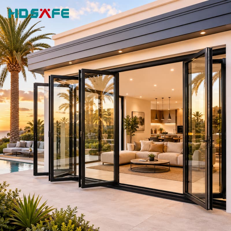 USA Best-Selling Aluminum Bifold Door System for Luxury Homes