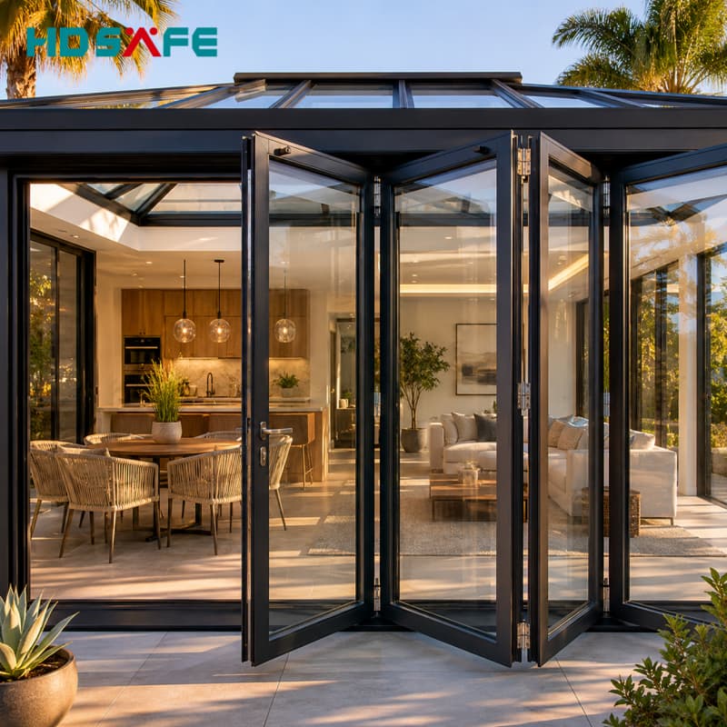 USA Best-Selling Aluminum Bifold Door System for Luxury Homes