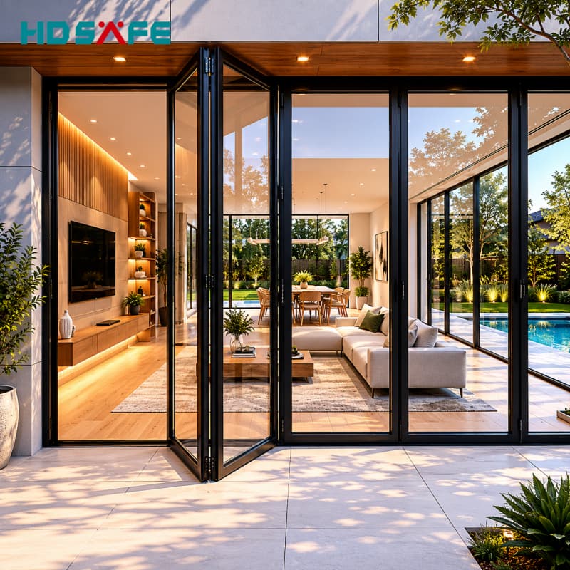 USA Best-Selling Aluminum Bifold Door System for Luxury Homes