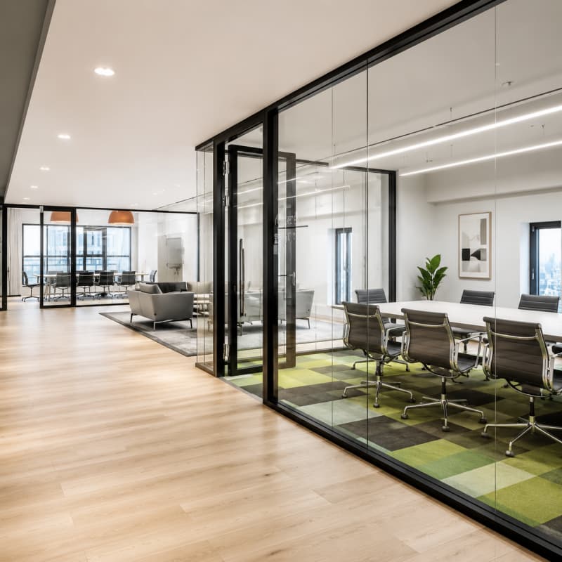 Glass Office Partition Design – Size/Color/Design Customization, Bulk Supply