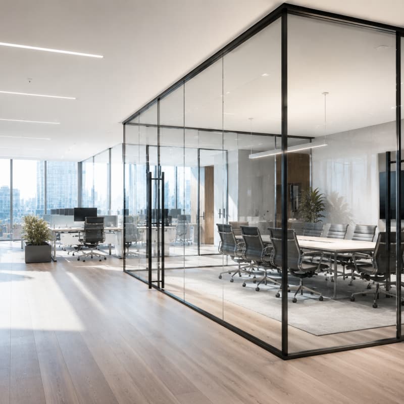 Glass Office Partition Design &ndash; Size/Color/Design Customization, Bulk Supply