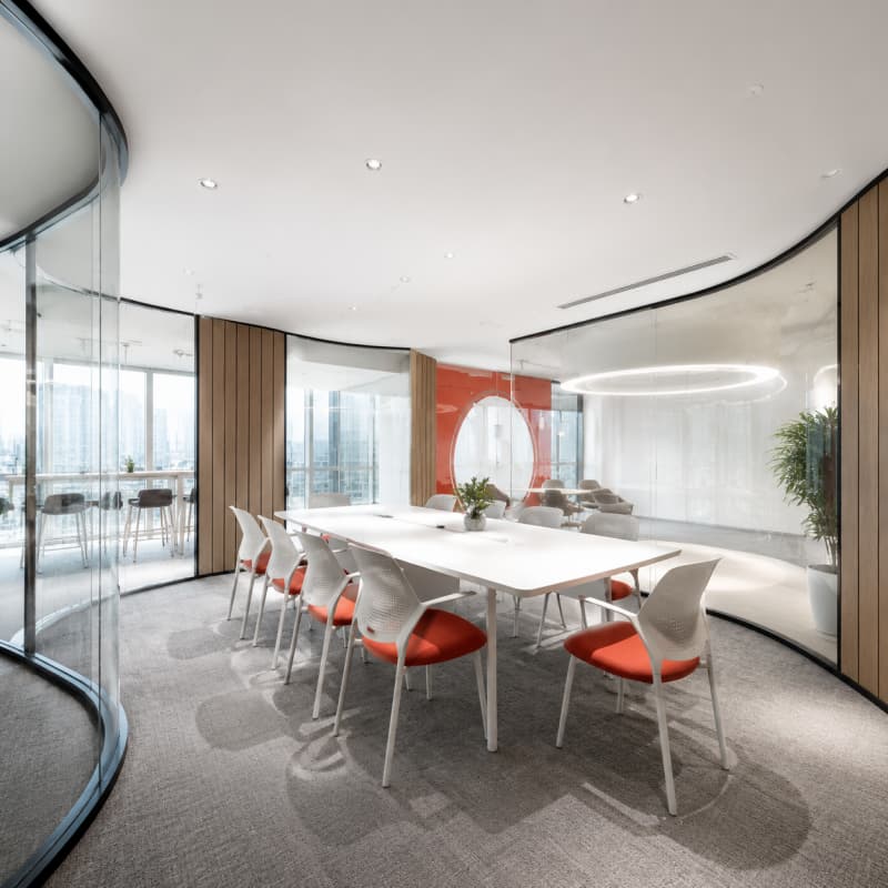 Office Glass Partition Wall System | Custom Soundproof Modular Glass Partitions for Modern Workspaces