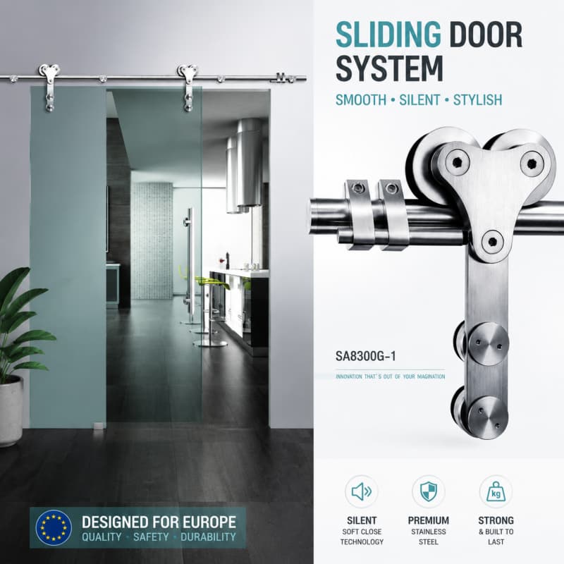 Premium Frameless Glass Partition Doors for Commercial Office Projects