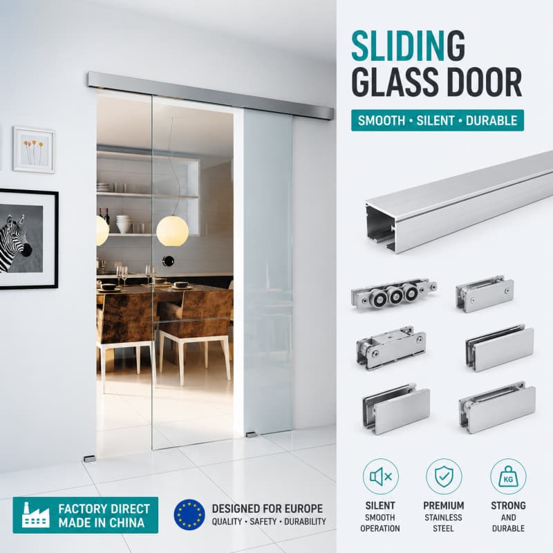 Factory-Direct Frameless Glass Door Systems For Commercial Projects
