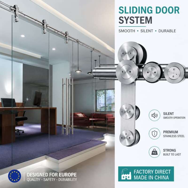 Sliding Glass Doors for Interior Spaces Modern Frameless Systems