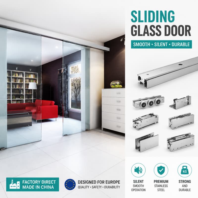 Factory-Direct Frameless Glass Door Systems For Commercial Projects