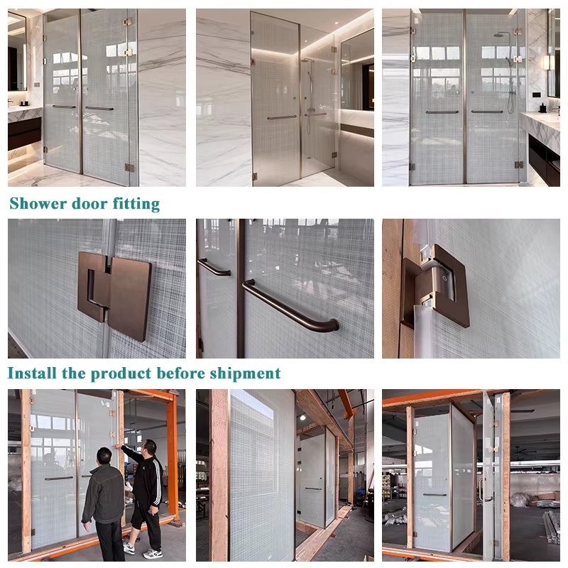 Commercial Grade Glass Shower Door for Hotel Projects | Custom Hospitality Enclosures