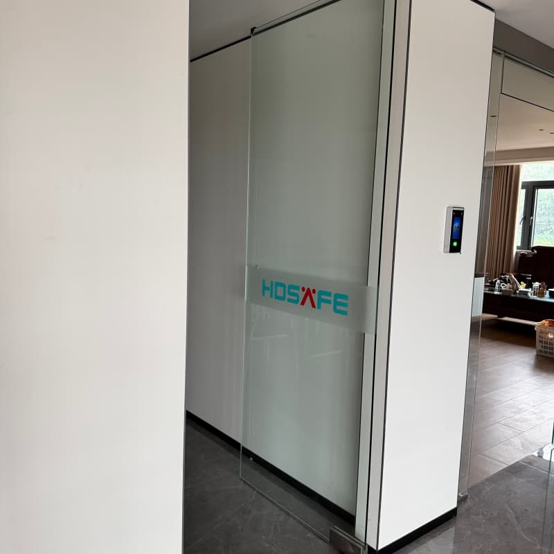 HDSAFE Double Glazed Acoustic Glass Office Partition System with Door