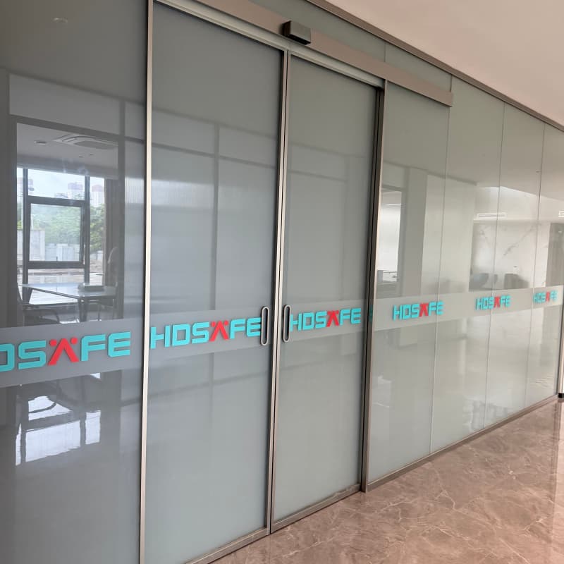 HDSAFE Automatic Sliding Glass Office Door System with Motion Sensor HDSAFE Automatic Sliding Glass Office Door System with Motion Sensor