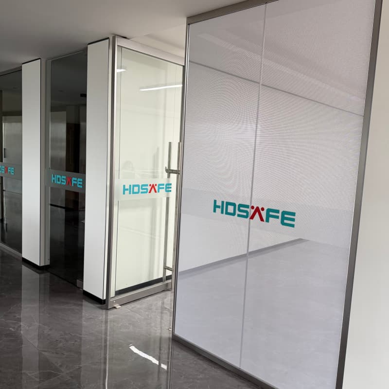 Slim Profile Aluminum Glass Partition Wall System for Office Dividing