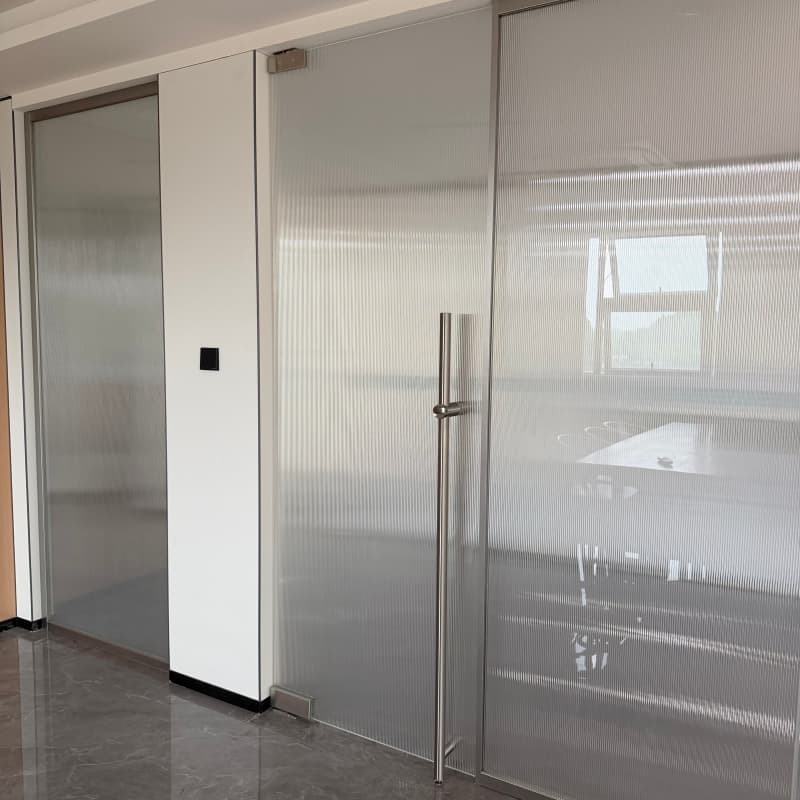 Custom Length Solid Stainless Steel Ladder Pull Handle for Glass Doors