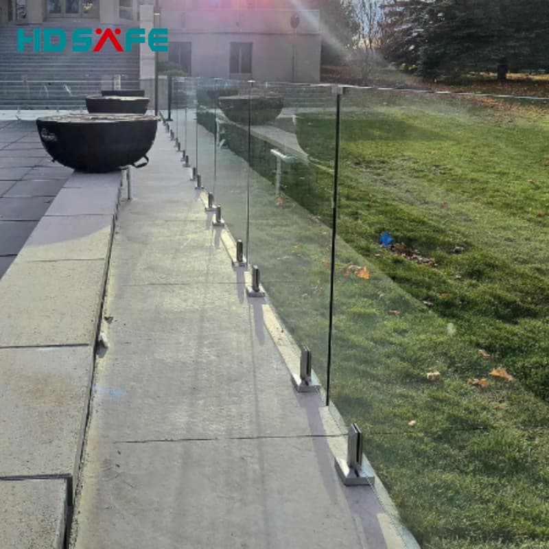 Heavy Duty Stainless Steel Glass Railing Spigot for Frameless Balcony Balustrade
