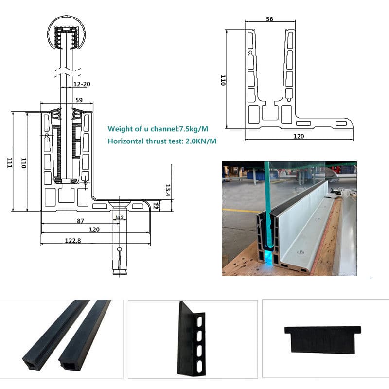 Modern Balcony Glass Railing Pool Fence Clamp Stainless Steel Spigot Railing Fittings