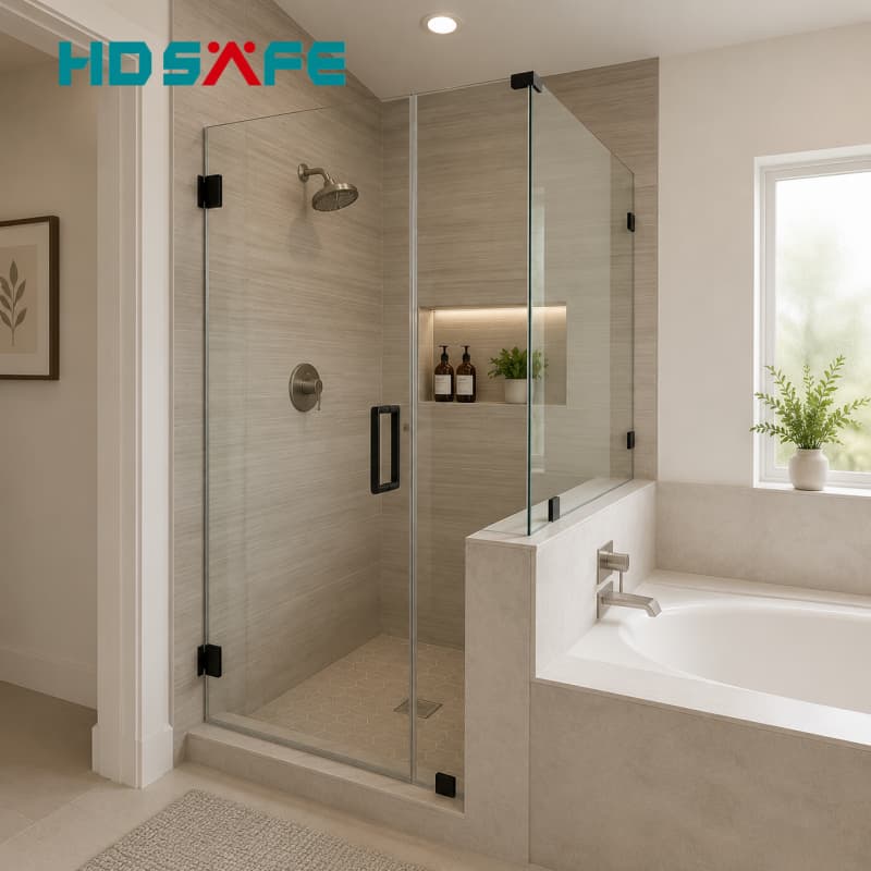 Luxury Frameless Glass Shower Door Custom Shower Enclosure Factory OEM Supplier